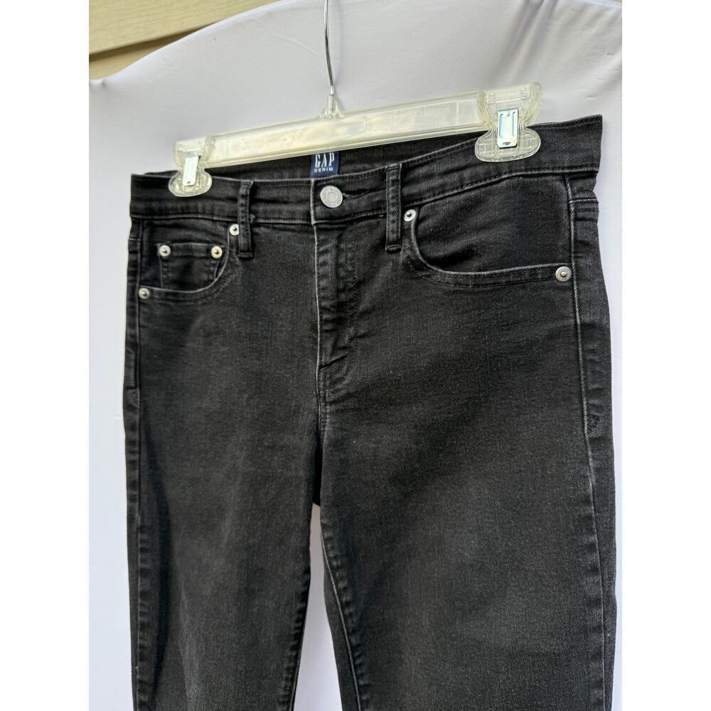 GAP Light Wash & Black High Waisted Straight Leg Jean Bundle Sz. 27/28 - Picture 3 of 14